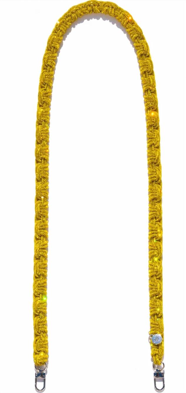 NEW ROCKNOT women's petite crown crossbody strap in yellow